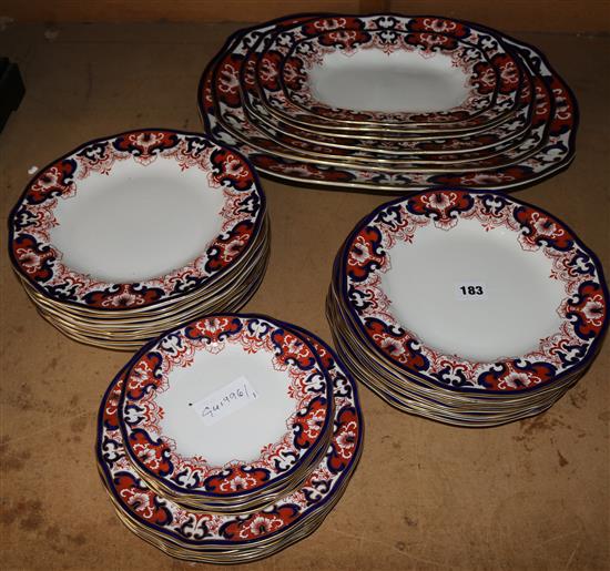 Crown Derby Imari style pattern dinner service